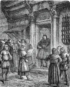 Historical Woodcut Prints: The Hook and Cod wars