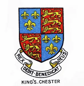 Prints of UIG2625851 The King's School; (add.info.: Emblem for The King's School, Chester, a British co-educational independent school) Chester Prints: The King's School Print