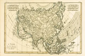 Asia, from Atlas de Toutes les Parties Connues du Globe Terrestre by Guillaume Raynal Asia, from Atlas de Toutes les Parties Connues du Globe Terrestre by Guillaume Raynal