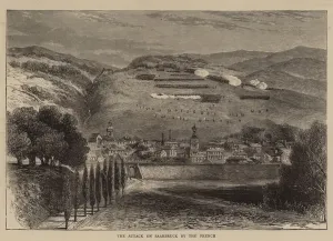 The Attack on Saarbruck by the French (engraving) The Attack on Saarbruck by the French (engraving)