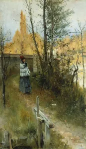 Autumn (Karin I Grez (Hostmotiv)), 1884 (oil on canvas) Autumn (Karin I Grez (Hostmotiv)), 1884 (oil on canvas)