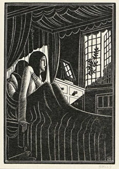 Eric Gill Collection: Autumn Midnight, 1923 (woodcut on paper)