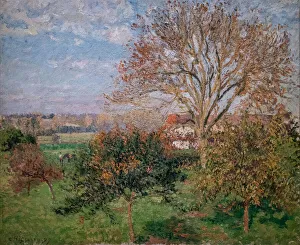 Autumn, Morning at Eragny, 1897 (oil on canvas) Autumn, Morning at Eragny, 1897 (oil on canvas)