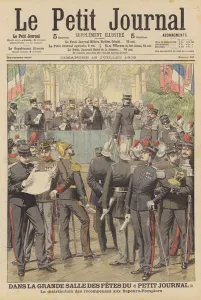 Awards ceremony for firemen in the Grand Festival Hall of Le Petit Journal in Paris Awards ceremony for firemen in the Grand Festival Hall of Le Petit Journal in Paris