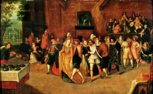 Ball during the Reign of Henri III, 1574-89 (oil on canvas) Ball during the Reign of Henri III, 1574-89 (oil on canvas)