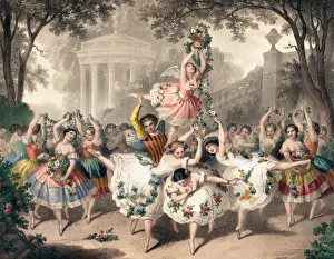 A Ballet at the Opera, by French artist Pierre-Auguste Belin A Ballet at the Opera, by French artist Pierre-Auguste Belin