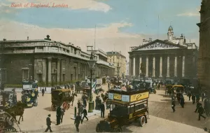Bank of England, London. Postcard sent in 1913 Bank of England, London. Postcard sent in 1913