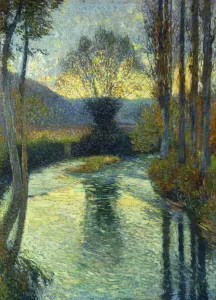 Banks of the River; Au Bord de la Riviere, (oil on canvas) Banks of the River; Au Bord de la Riviere, (oil on canvas)