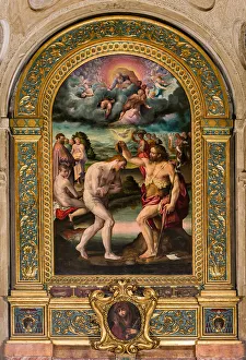 The Baptism of Christ by John, 1561 (oil on wood) The Baptism of Christ by John, 1561 (oil on wood)