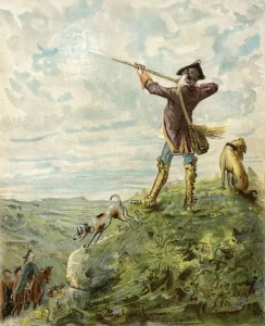 Baron Munchausen finds a wonderful marksman in California, from The Adventures Baron Munchausen finds a wonderful marksman in California, from The Adventures