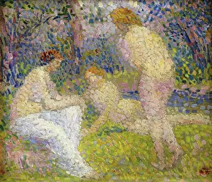 Bathers; Les Baigneuses, (oil on board) Bathers; Les Baigneuses, (oil on board)