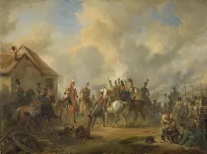 The Battle of Bautersem during the Ten Days Campaign, 1833 (oil on canvas) The Battle of Bautersem during the Ten Days Campaign, 1833 (oil on canvas)