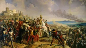 The Battle of Montgisard, 25th November 1177, c.1842 (oil on canvas) The Battle of Montgisard, 25th November 1177, c.1842 (oil on canvas)