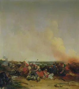 Battle of Sidi-Ferruch, 14th June 1830 (oil on panel) Battle of Sidi-Ferruch, 14th June 1830 (oil on panel)