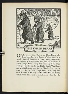 Fairy Tale Characters Prints: The three bears