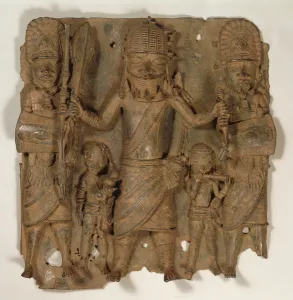 Benin Plaque, Nigeria (brass) Benin Plaque, Nigeria (brass)