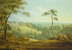 The Bishop's Palace, Auckland Castle, with the Deercote Beyond (watercolour on paper) The Bishop's Palace, Auckland Castle, with the Deercote Beyond (watercolour on paper)