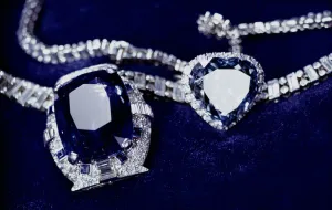 Bismarck necklace and Empress Eugenie's (1826-1920) ring (diamond Bismarck necklace and Empress Eugenie's (1826-1920) ring (diamond