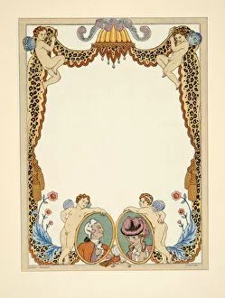 Émile-Allain Séguy Collection: Blank Frontispiece, from Les Liaisons Dangereuses by Pierre Choderlos de Laclos (1741-1803) pub