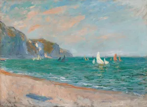 Boats Below the Pourville Cliffs; Bateaux Devant les Falaises de Pourville Boats Below the Pourville Cliffs; Bateaux Devant les Falaises de Pourville