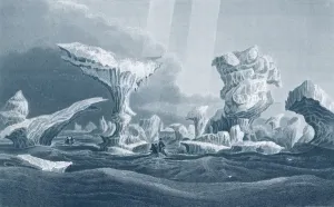 Boats in a Swell Amongst Ice, August 24, 1826, from 'Narrative of a Second Expedition Boats in a Swell Amongst Ice, August 24, 1826, from 'Narrative of a Second Expedition