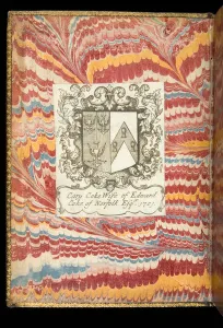 Book plate of Carey Coke, wife of Edward Coke, and mother to Thomas Coke Book plate of Carey Coke, wife of Edward Coke, and mother to Thomas Coke