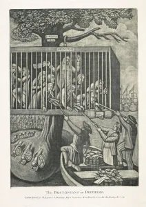 The Bostonians in Distress, published London, 19 November, 1774 (mezzotint) The Bostonians in Distress, published London, 19 November, 1774 (mezzotint)