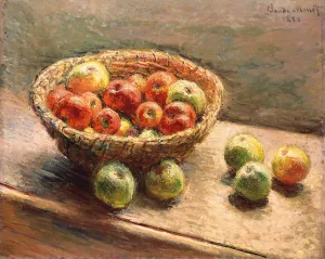 A Bowl of Apples; Le Panier de Pommes, 1880 (oil on canvas) A Bowl of Apples; Le Panier de Pommes, 1880 (oil on canvas)