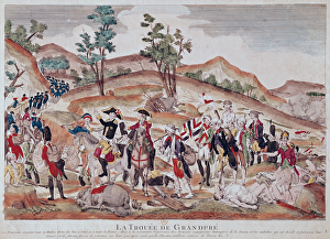 The Breach of Grandpre, October 1792 (coloured engraving) The Breach of Grandpre, October 1792 (coloured engraving)