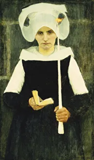 Breton at Pardon; Bretonne au Pardon, 1888 (oil on canvas) Breton at Pardon; Bretonne au Pardon, 1888 (oil on canvas)