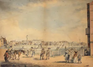 Brighton, showing Miss Widgett's circulating Library, Marlborough House Brighton, showing Miss Widgett's circulating Library, Marlborough House