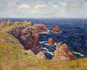 The Brittany Coast; La Cote Bretonne, c.1895 (oil on canvas) The Brittany Coast; La Cote Bretonne, c.1895 (oil on canvas)