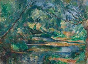 Images Dated 13th November 2012: The Brook, c. 1895-1900 (oil on fabric)