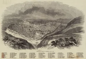 Brunetti's Model of Ancient Jerusalem (engraving) Brunetti's Model of Ancient Jerusalem (engraving)