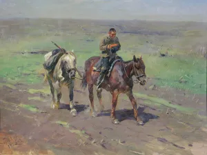 To the Budennyy Detachment, 1923 (oil on canvas) To the Budennyy Detachment, 1923 (oil on canvas)
