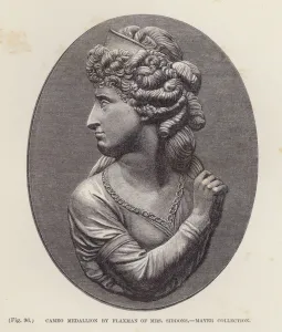 Cameo Medallion by Flaxman of Mrs Siddons (engraving) Cameo Medallion by Flaxman of Mrs Siddons (engraving)