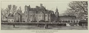 Prince Of Wales Collection: Canford Manor, the Residence of Lord Wimborne (engraving)