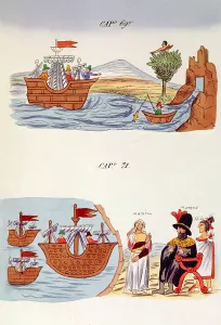 Cap 69 and Cap 71, illustrations from Historia de las Indias de Nueva Espana Cap 69 and Cap 71, illustrations from Historia de las Indias de Nueva Espana
