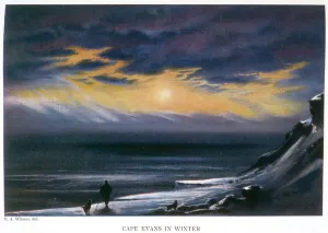 Cape Evans in Winter (colour litho) Cape Evans in Winter (colour litho)