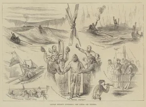 Captain Boyton's Successful Trip across the Channel (engraving) Captain Boyton's Successful Trip across the Channel (engraving)