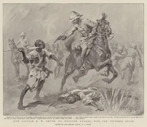 How Captain N M Smyth, 2nd Dragoon Guards, won the Victoria Cross (litho) How Captain N M Smyth, 2nd Dragoon Guards, won the Victoria Cross (litho)