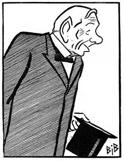 caricature of Maurice de Feraudy, 1930 (engraving) caricature of Maurice de Feraudy, 1930 (engraving)