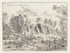 Castle of Leuven, 1675 (pen and ink on paper) Castle of Leuven, 1675 (pen and ink on paper)