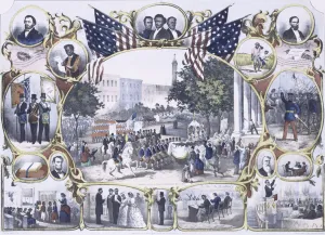 Celebration of the Fifteenth Amendment, 19 May 1870 (colour litho) Celebration of the Fifteenth Amendment, 19 May 1870 (colour litho)