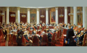 The Ceremonial Sitting of the State Council, 7th May 1901 (oil on canvas) The Ceremonial Sitting of the State Council, 7th May 1901 (oil on canvas)