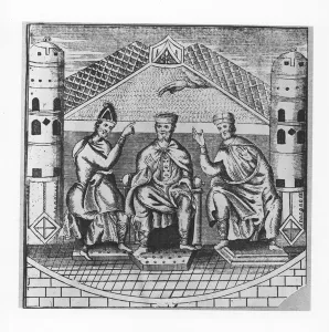 Charlemagne and his Advisers (engraving) Charlemagne and his Advisers (engraving)