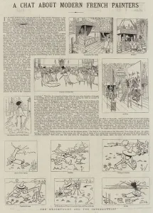 A Chat about Modern French Painters (engraving) A Chat about Modern French Painters (engraving)
