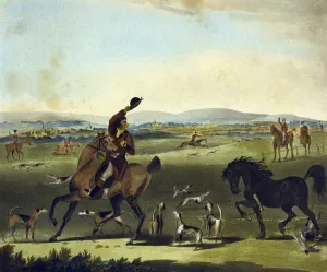 A Check, from The Pytchley Hunt, engraved by F. Jukes (1845-1879), 1790 (colour litho) A Check, from The Pytchley Hunt, engraved by F. Jukes (1845-1879), 1790 (colour litho)