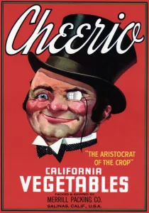 Cheerio California Fruit Crate Label, 1929 (colour litho) Cheerio California Fruit Crate Label, 1929 (colour litho)