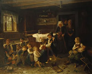 Children Playing in an Interior, 1873 (oil on canvas) Children Playing in an Interior, 1873 (oil on canvas)